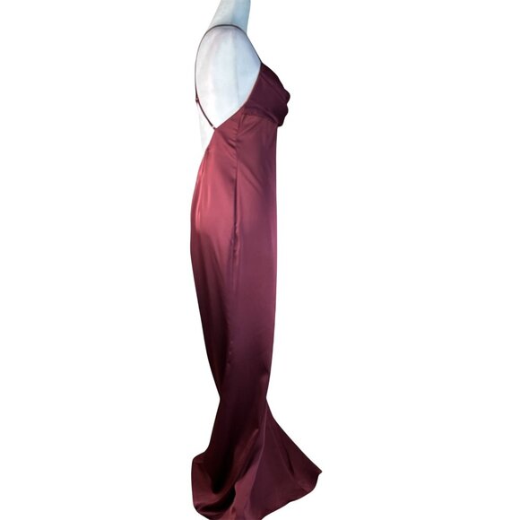Katie May Tara Gown in Bordeaux Small Womens Long Maxi Dress - Picture 5 of 13